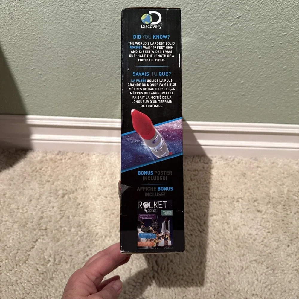 Discovery Propulsion Rocket STEM Powered By Baking Soda & Citric Acid Customize